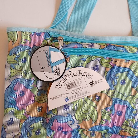 MY LITTLE PONY Large Shopper Bag Plus Pouch BNWT MLP CHEERFUL HAPPY Tote - Picture 4 of 9